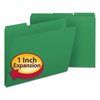 Smead Pressboard Folder, 1/3 Cut, Green, PK25 21546